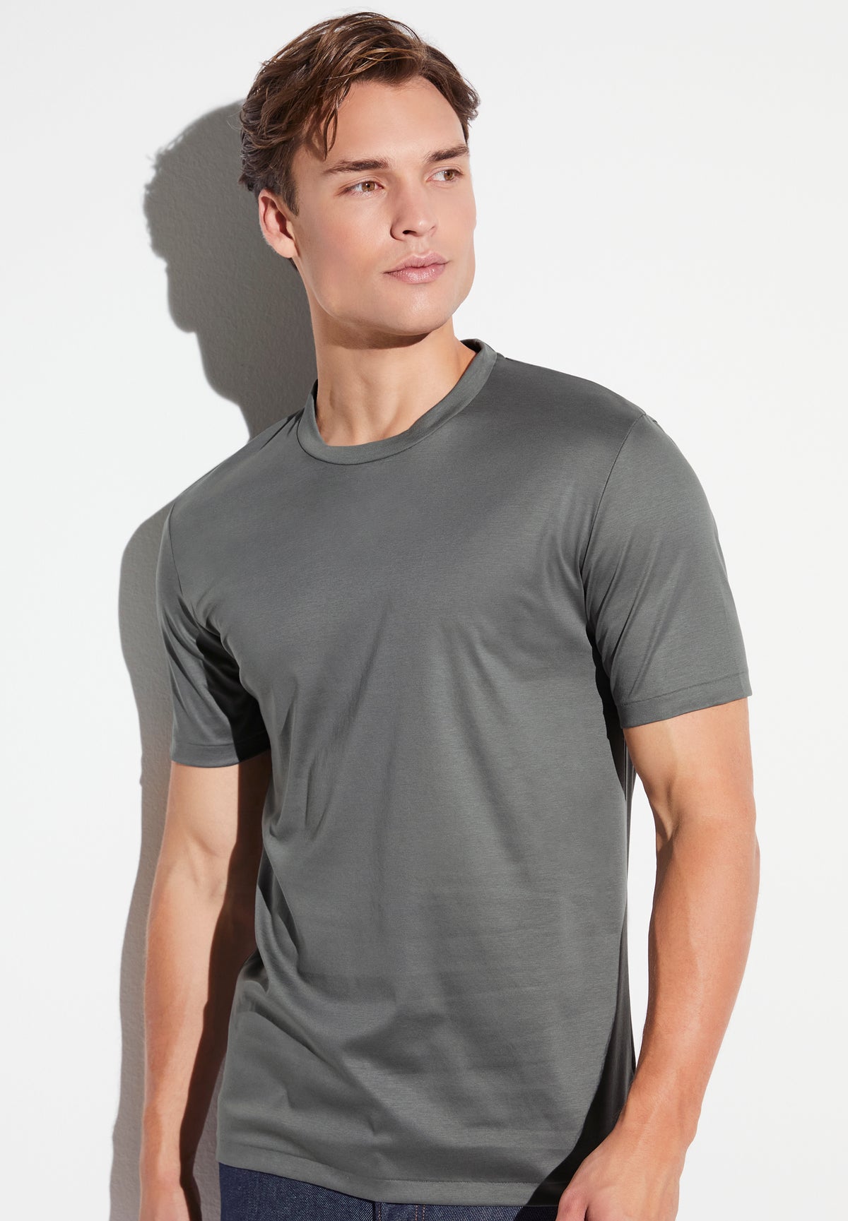 Sea Island | T-Shirt Short Sleeve - dark sage