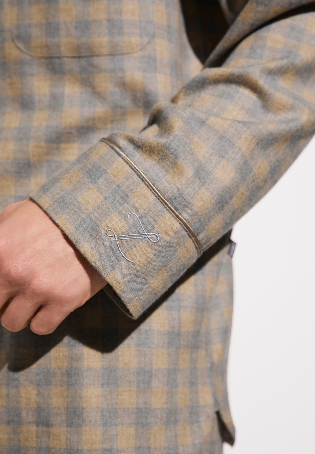 Cozy Flannel | Pyjama Long - grey check