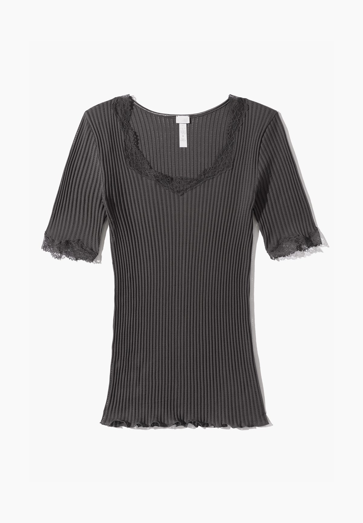Maude Privé | T-Shirt kurzarm - graphite grey