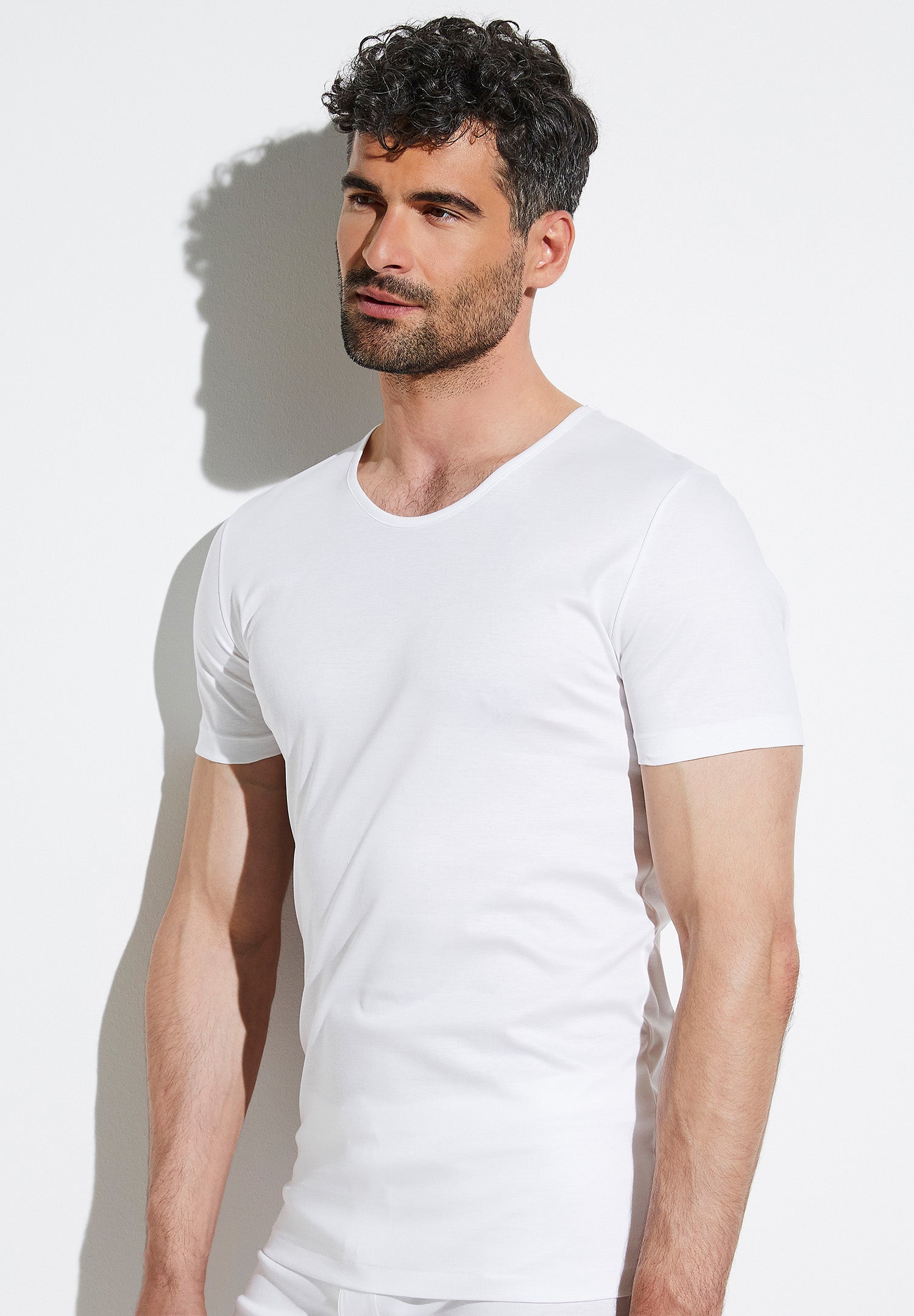 Sea Island | T-Shirt Short Sleeve - white - Zimmerli of Switzerland (USA)