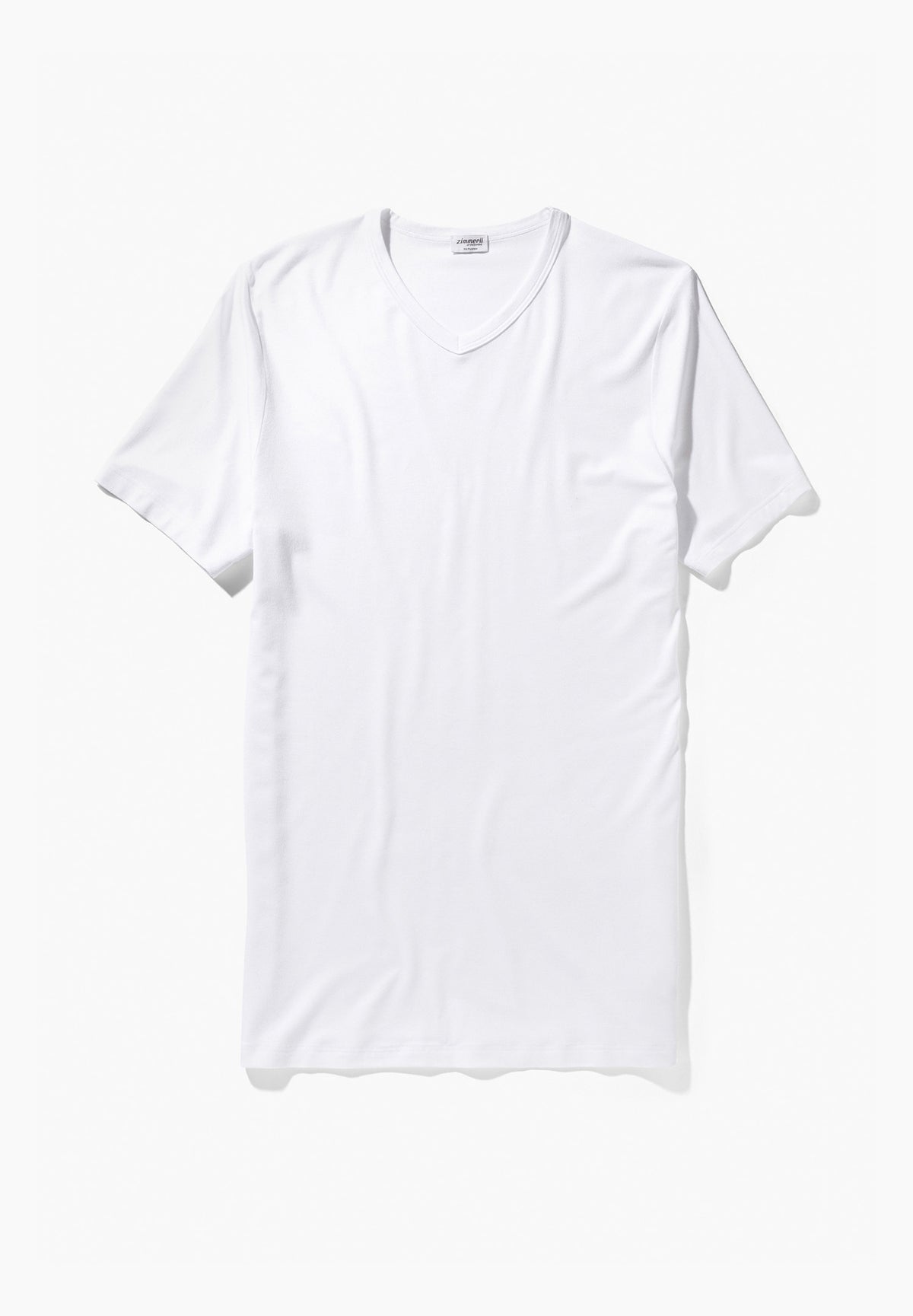 Pureness | T-Shirt kurzarm V-Ausschnitt - white