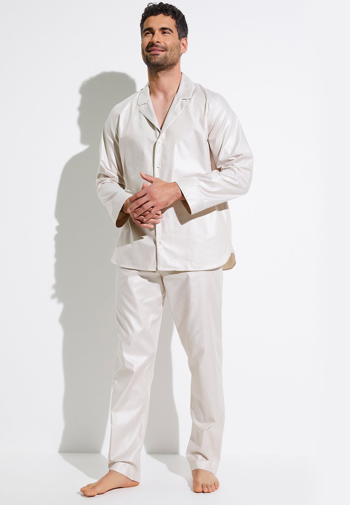Zimmerli Textil Ag Luxury Jacquard Pyjama Long
